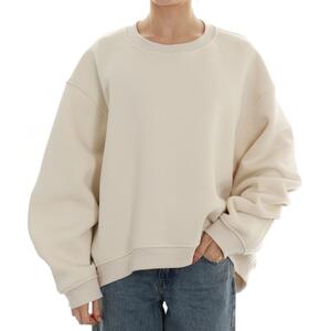 FELPA OVER VICOLO PANNA